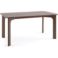 Strofi Walnut Veneer Rectangular Dining Table (Seats 6)