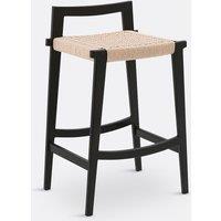 Hokito Oak & Weaving Bar Stool