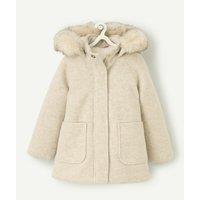 Recycled Hooded Coat, Mid-Length