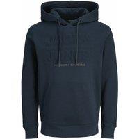 Embossed Logo Hoodie in Cotton Mix