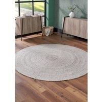 Tweed Design Round Indoor/Outdoor Rug
