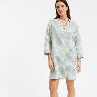 Gingham Printed Nightshirt