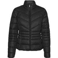 Short Padded Jacket with High Neck