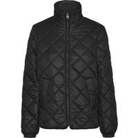 Quilted Padded Jacket with High Neck