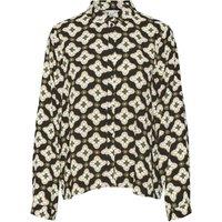 Printed Draping Blouse