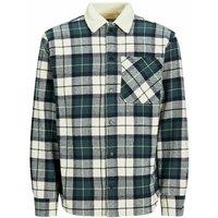 Checked Cotton Fleece Shacket