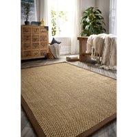 Herringbone Border Sisal Rug