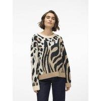 Animal Print Jumper in Fine Knit