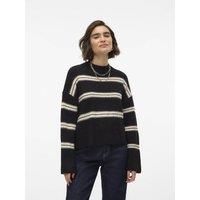 Striped High Neck Jumper