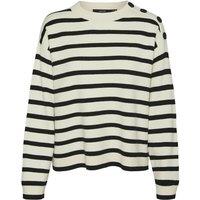 Breton Striped Jumper with Shoulder Button Detail