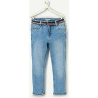 Mid Rise Straight Jeans