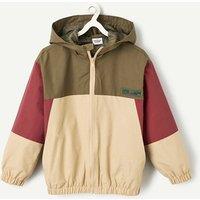 Colour Block Hooded Jacket