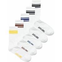 Pack of 5 Pairs of Tennis Socks in Cotton Mix