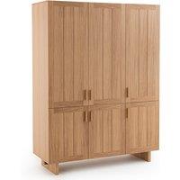 Lanko 6-Door Oak Wardrobe