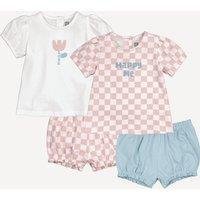 Pack of 2 Short Pyjamas in Cotton Jersey