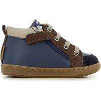 Kids Bouba Bi Zip Trainers in Leather