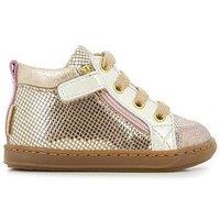 Kids Bouba Bi Zip Trainers in Leather