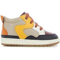 Kids Fifou Jog High Top Trainers in Leather