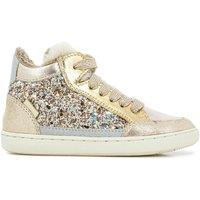 Kids' Play Connect High Top Trainers with Faux Fur Lining