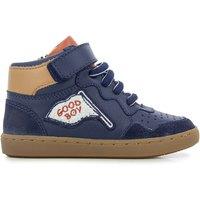 Kids' Play Flag Good Boy High Top Trainers in Leather