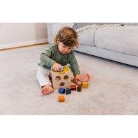 Sort N Tidy Wooden Sorting Cube