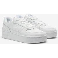 T Clip Platform Low Top Trainers in Leather