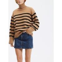 Palacio Striped Turtleneck Jumper in Wool