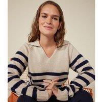 Breton Striped Jumper in Wool Mix