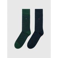 Pack of 2 Pairs of Crew Socks in Cotton Mix