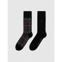 Pack of 2 Pairs of Crew Socks in Cotton Mix