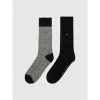 Pack of 2 Pairs of Crew Socks in Cotton Mix