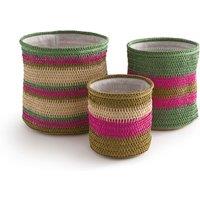 Set of 3 Kablys Crocheted Paper Baskets