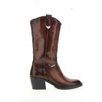 Leather Cowboy Calf Boots