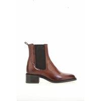 Leather Chelsea Boots with Square Toe