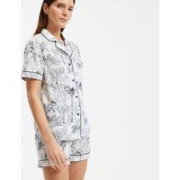Cotton Satin Pyjamas Short