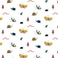 50x1000cm Garden Friends Wallpaper