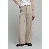 Recycled Wide Leg Trousers with High Waist