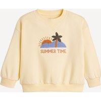 Embroidered Crew Neck Sweatshirt