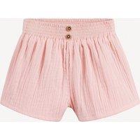 Cotton Muslin Shorts with Elasticated Waistband