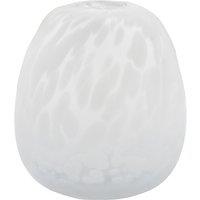 17cm Macon Frosted White Speckle Vase