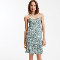Leaf Print Nightie in Cotton Jersey