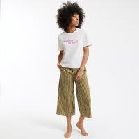 Short Pyjamas with Cropped Bottoms, Cotton Jersey