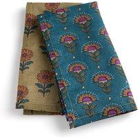 Zephyr Floral 100% Cotton Voile Table Napkins