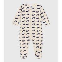 Whale Print Sleepsuit