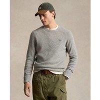 Donegal Wool Mix Jumper with Crew Neck