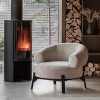 Metis Sculptural Soft Brushed Armchair