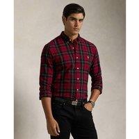 Regular Fit Tartan Shirt in Brushed Oxford Cotton