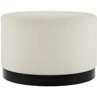Teddy Boucl Round Pouffe