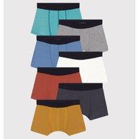 Pack of 7 Boxers in Plain Cotton