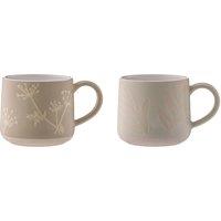 Set of 2 Botanical Mugs